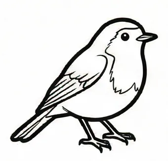 a bird sitting on top of a white sheet 1.webp